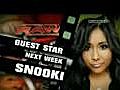WWE Raw: Snooki Promo!