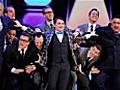 Harry Potter star Daniel Radcliffe performs at 2011 Broadway Theatre award ceremony