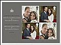 Royal wedding stamps unveiled