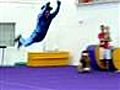 Man soars past world record for longest flip