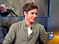 Zac Efron interviewed live on ABC 7 News