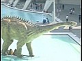 Una exposición acoge réplicas de dinosaurios robotizados de hasta 27 metros