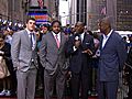 Haley,  Clayborn and Kerrigan on red carpet