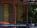 14 heridos y 1 muerto en tiroteos