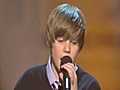 JUSTIN BIEBER Someday at Christmas (music video) Live