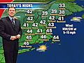 12/01/09: NECN weather forecast,  noon