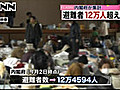 震災による避難者は１２万４千人超～内閣府