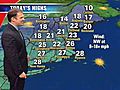 12/18/09: NECN weather forecast,  noon