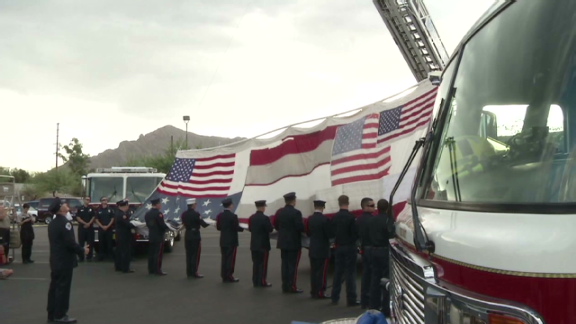 Flag raised for AZ shooting anniversary