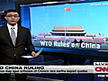 China in hot water with WTO