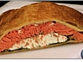 Salmon En Croute with Goat Cheese and Spinach