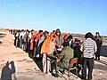 Respite at Tunisia-Libya border