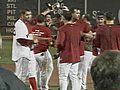 Red Sox celebrate after clinching playoff berth