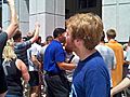 Casey Anthony Trial: Chanting Outside The Courthouse