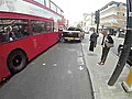 Biker Can’t Pass Bus