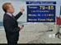 Sunday: Mostly Sunny And Warm,  But T-Storm Risk