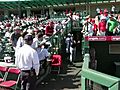 Ozzie Guillen signs autographs before Friday’s game against the Angels at Tempe Diablo Stadium.