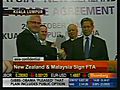 NZ And Malaysia Sign FTA