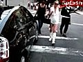 SNTV - Lindsay Lohan throws down