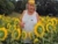 Bill Colby talks about his sunflowers