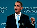 President speaks to students