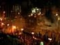 Greek protesters,  police clash