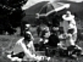 Dimpel, Konrad: German Christmas celebrations, Lutheran Sunday School picnic: home movie (c1966) - Clip 1: Local wood-chopping competition