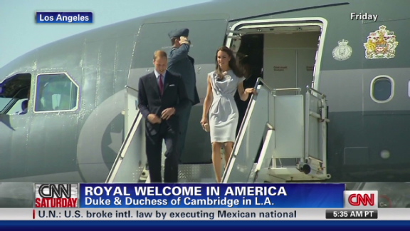 Royals in LA; style and celebrity