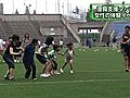 ラグビー日本代表がチャリティーマッチ　女性のための体験コーナーも