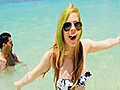 Avril Lavigne Shares Bikini Vacation Video with Fans