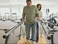 Bob Lobel learns to walk again