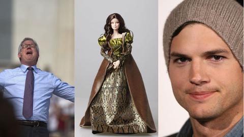 Pop Chart: Kutcher Tweets,  Glenn Beck Designs and Barbie Becomes Art