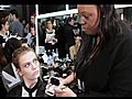 Backstage make-up with Dolce & Gabbana: Strong look