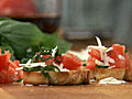 Tomato Basil Crostini Recipe 