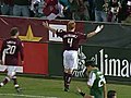 GOAL: Jeff Larentowicz puts Colorado up 1-0