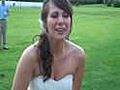 Hannah spots a double rainbow on her wedding day.