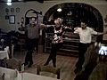 Greek Dancing at the Nafsika Hotel Agios Stefanos NW - 14th May 2011