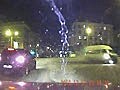 Car crash caught on dashcam