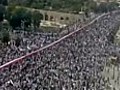Tens of thousands stage anti-government protest in Syria