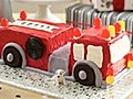 How to make a fire engine cake