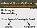 Hardwood Flooring Or Carpets? Louisville KY