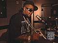 Twista Rockin Out His New Ipod Chain! On Dj Drama Radio Show