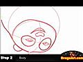 How to Draw Baby Po,  Po Kung Fu Panda, Step by Step