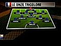 La composition du onze tricolore