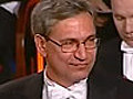 Orhan Pamuk receives his Nobel Prize