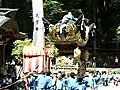 徳畑天神社　茂利　拝殿前　屋台練り