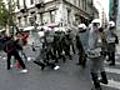 Greece Students Rally Clashes