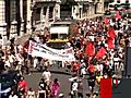 Manifestation de soutien aux squats hier à Genève