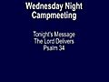 Wednesday Night Campmeeting