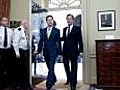 David Cameron and Nick Clegg try to put AV rift behind them